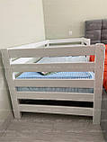 Ліжко AURORA (бук), фарбоване, біле, фото 4
