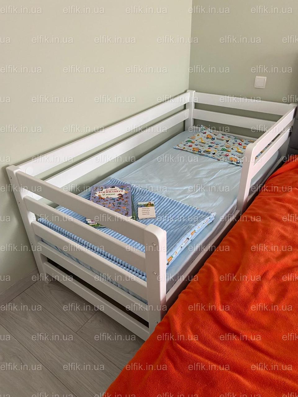 Ліжко AURORA (бук), фарбоване, біле