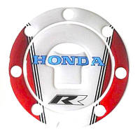 Наклейка на кришку бака NK-5 Honda White Red R
