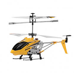 Вертоліт Syma S107H 24 ГГц 22 см зі світлом барометром і гіроскопом (Жовтий), Land of Toys