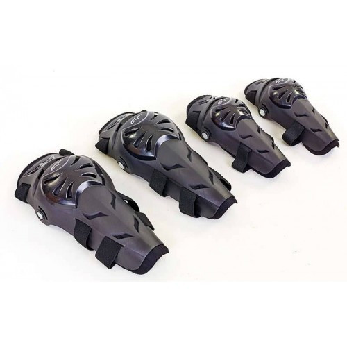 Мотонаколінники та налокітники Alpinestars Black