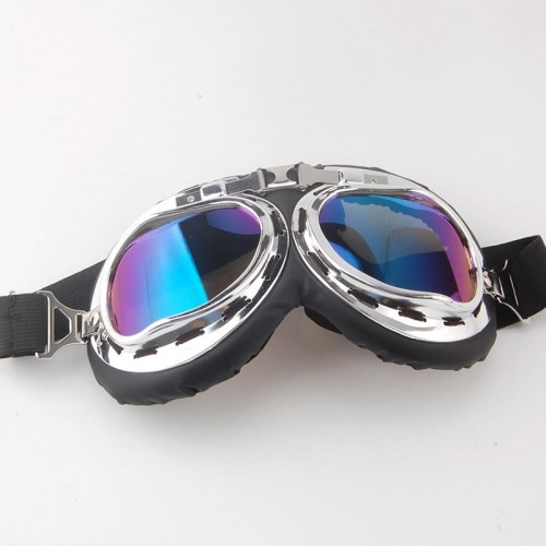 Маска для ретро шолома Chrome Smoke, фото 1