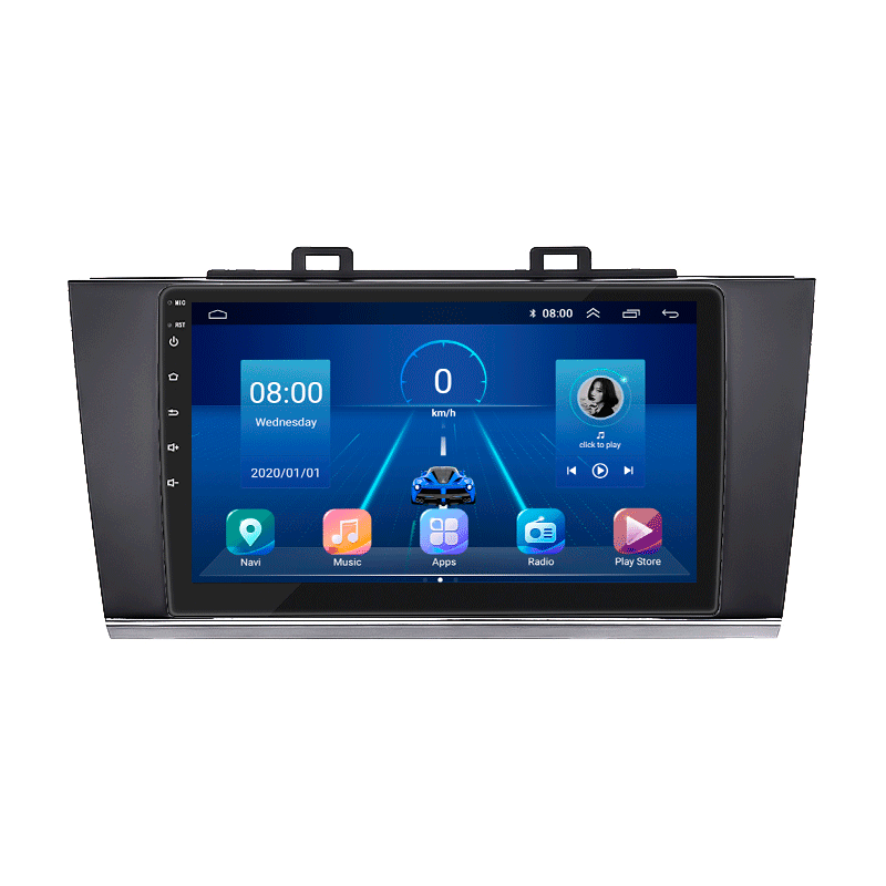 Штатна магнітола 9" Lesko для Subaru Legacy VI 2014-2017 6/128Gb 4G Wi-Fi GPS Top Субару