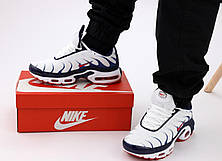 Чоловічі кросівки Nike Air Max Plus White Red Blue CJ9928-100, фото 3