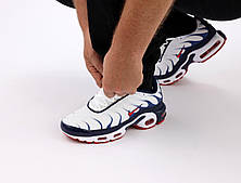 Чоловічі кросівки Nike Air Max Plus White Red Blue CJ9928-100, фото 4