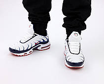 Чоловічі кросівки Nike Air Max Plus White Red Blue CJ9928-100, фото 6