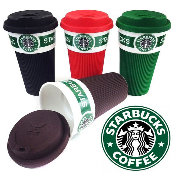 Термокружка Керамическая Starbucks Старбакс 350 мл Банка Чашка To Go