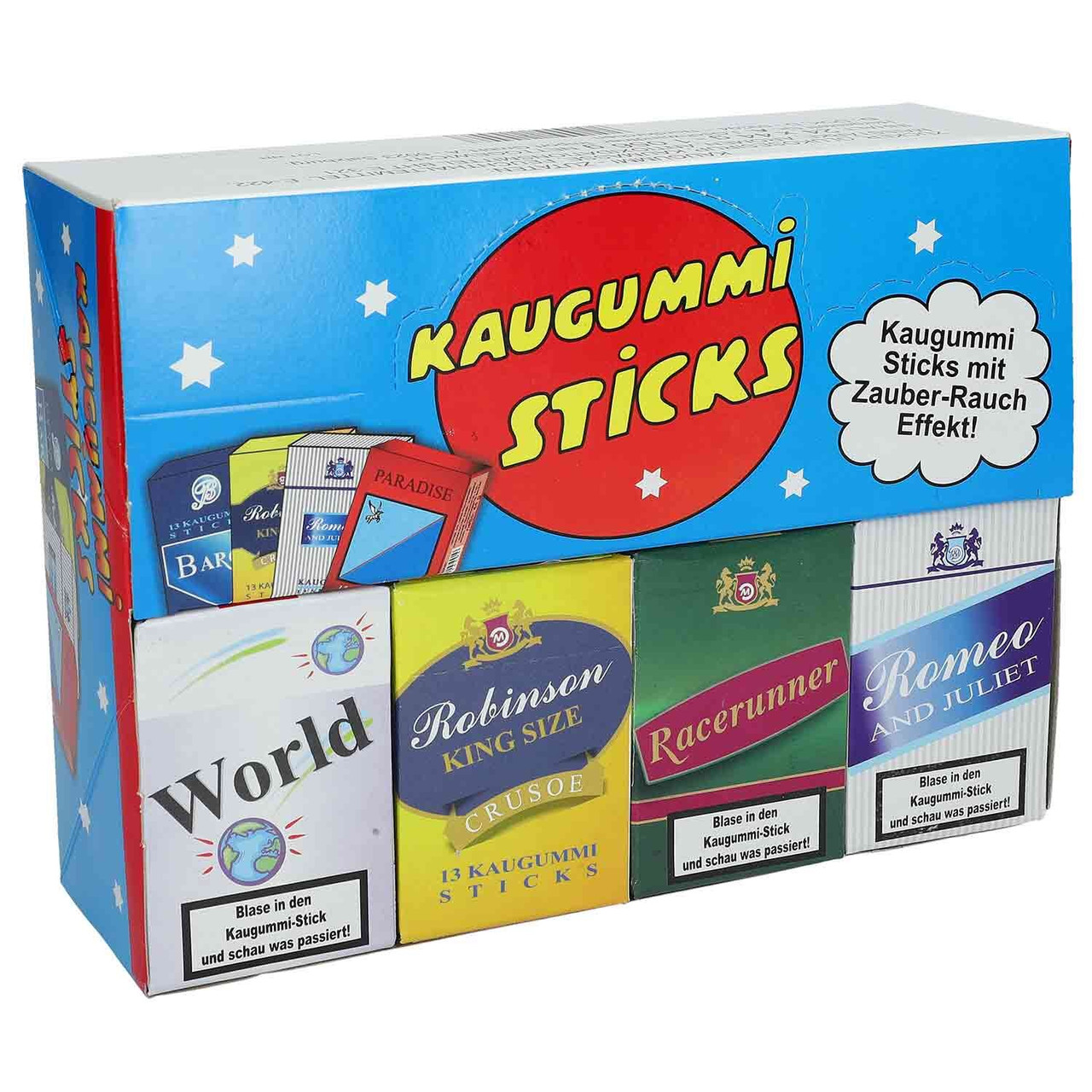 Жувальні Гумки Сигарети 4 види Kaugummi Sticks 32*44 г Блок Німеччина, фото 1