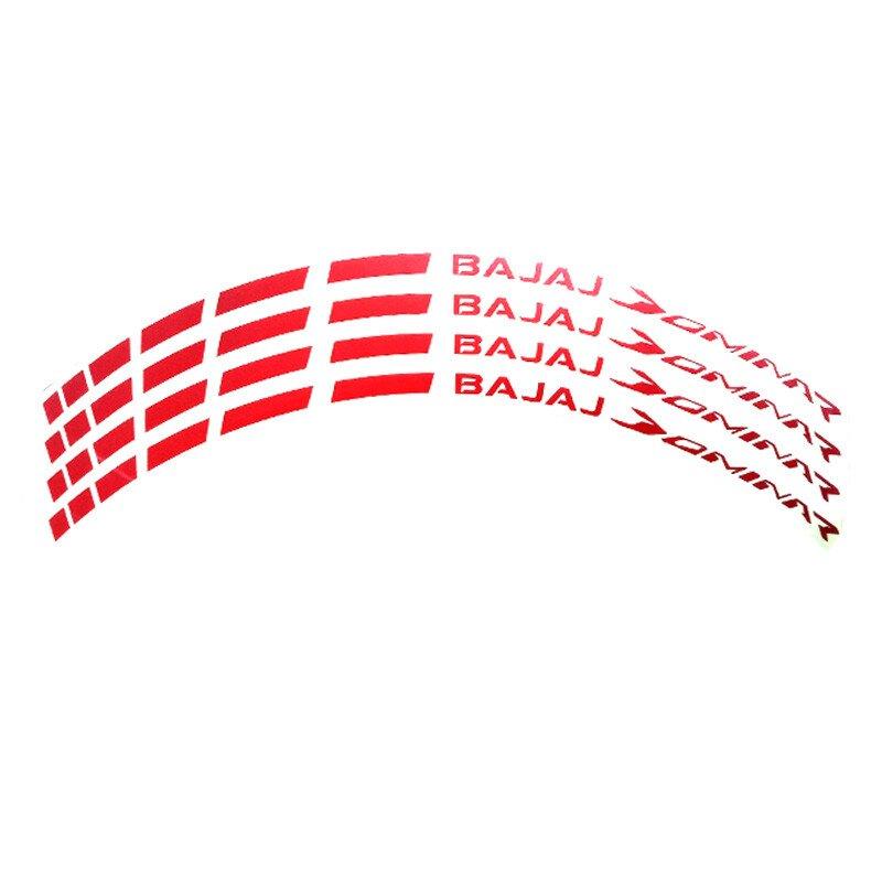 Наклейка на обід колеса Bajaj Dominar Red