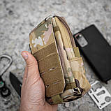 Тактичний маленький утилітарний підсумок чехол MODUL мультикам органайзер для дрібниць телефону сумка з MOLLE, фото 6