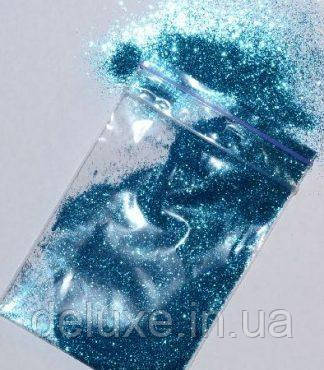 Блистки, блакитний крапка, 10г, фото 1