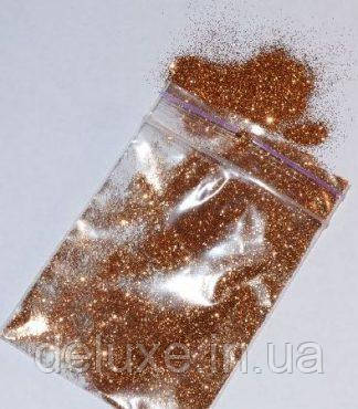 Блистки, бронзовий крапка,10г, фото 1