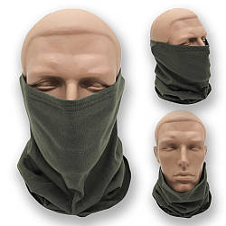 Бафф універсальний осінній / Однотонний бафф Хакі / Хомут унісекс