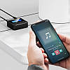 Bluetooth 5.0 аудіо приймач передавач Vikefon C39S з дисплеєм підтримка TF карт, фото 6