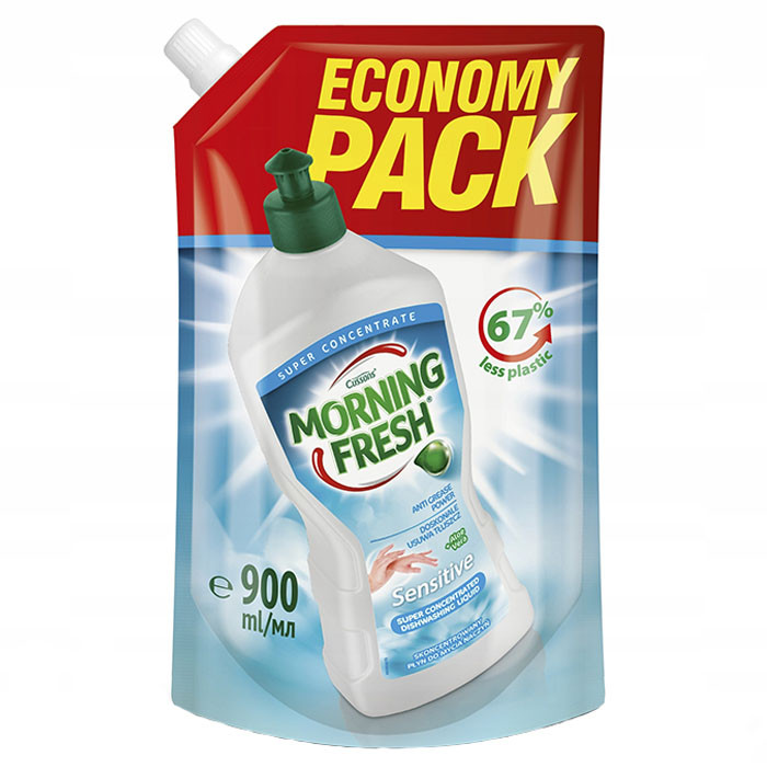 Засіб для миття посуду Morning Fresh Sensitive Алоє запаска 900 мл