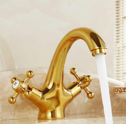 Змішувач для умивальника Emmevi DECO classic золото BIG з/пр OR12013, фото 2