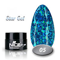 Star Gel Nice for you 05 голубой 5 г