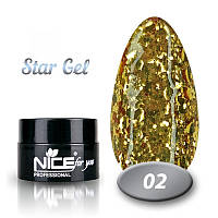 Star Gel Nice for you 02 золото 5 г