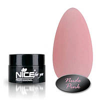 Полігель Nude Pink Nice for you камуфлювальний попелясто-рожевий 5 г