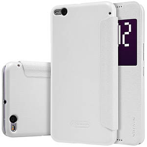 Шкіряний чохол Nillkin Sparkle для HTC One X9 білий