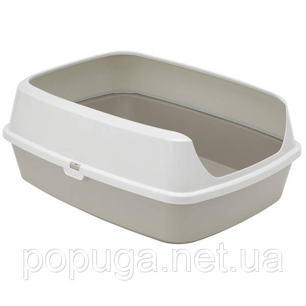 Туалет для кішок із бортиком Moderna Maryloo для котів, 50х38х16см, фото 1