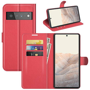 Чохол-книжка Litchie Wallet для Google Pixel 6 Pro Red