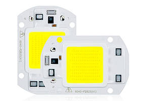Світлодіодна LED-матриця 20w IC SMART CHIP 220 V ( вбудований драйвер) Тепло-білий