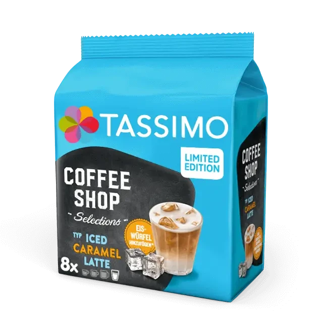 Купить Кофе в капсулах Тассимо Tassimo Iced Caramel Latte 8 порций в
