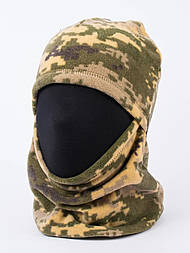 Балаклава тактична піксельна з мікрофлісу тепла