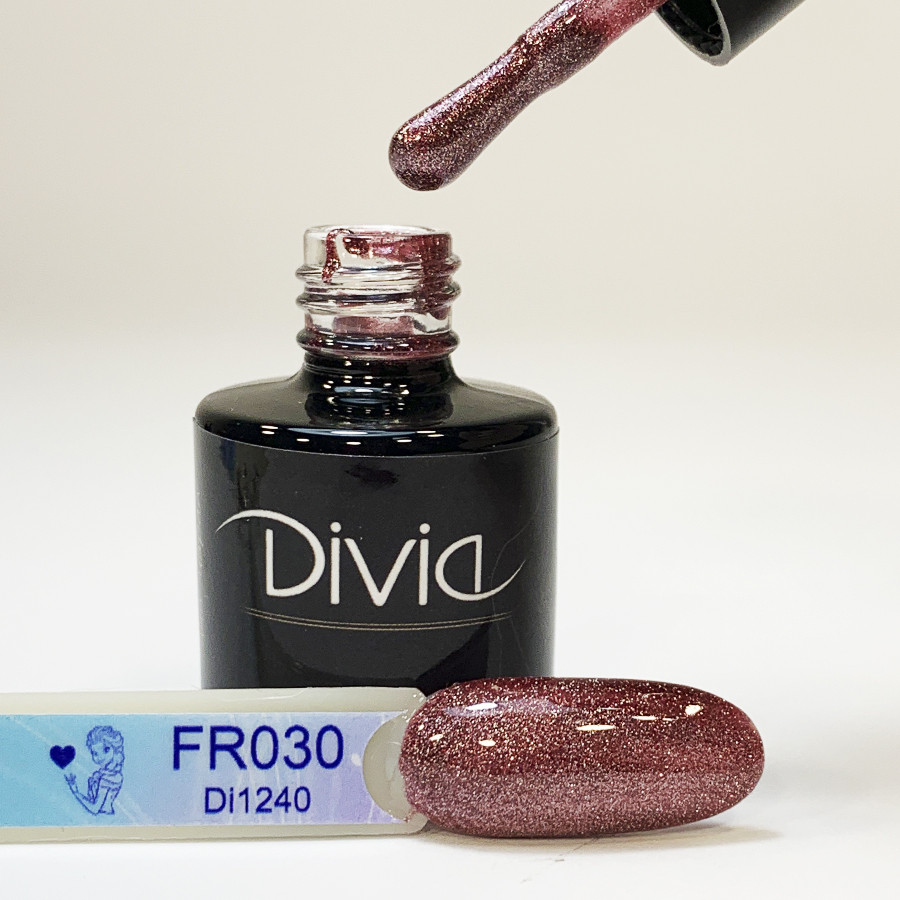 Divia FR030 Frozen гель лак кішка, 8 мл