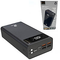 Power bank 40000 mAh Повербанк зарядка для телефона LENYES быстрое зарядное устройство USB Type-C Lightning
