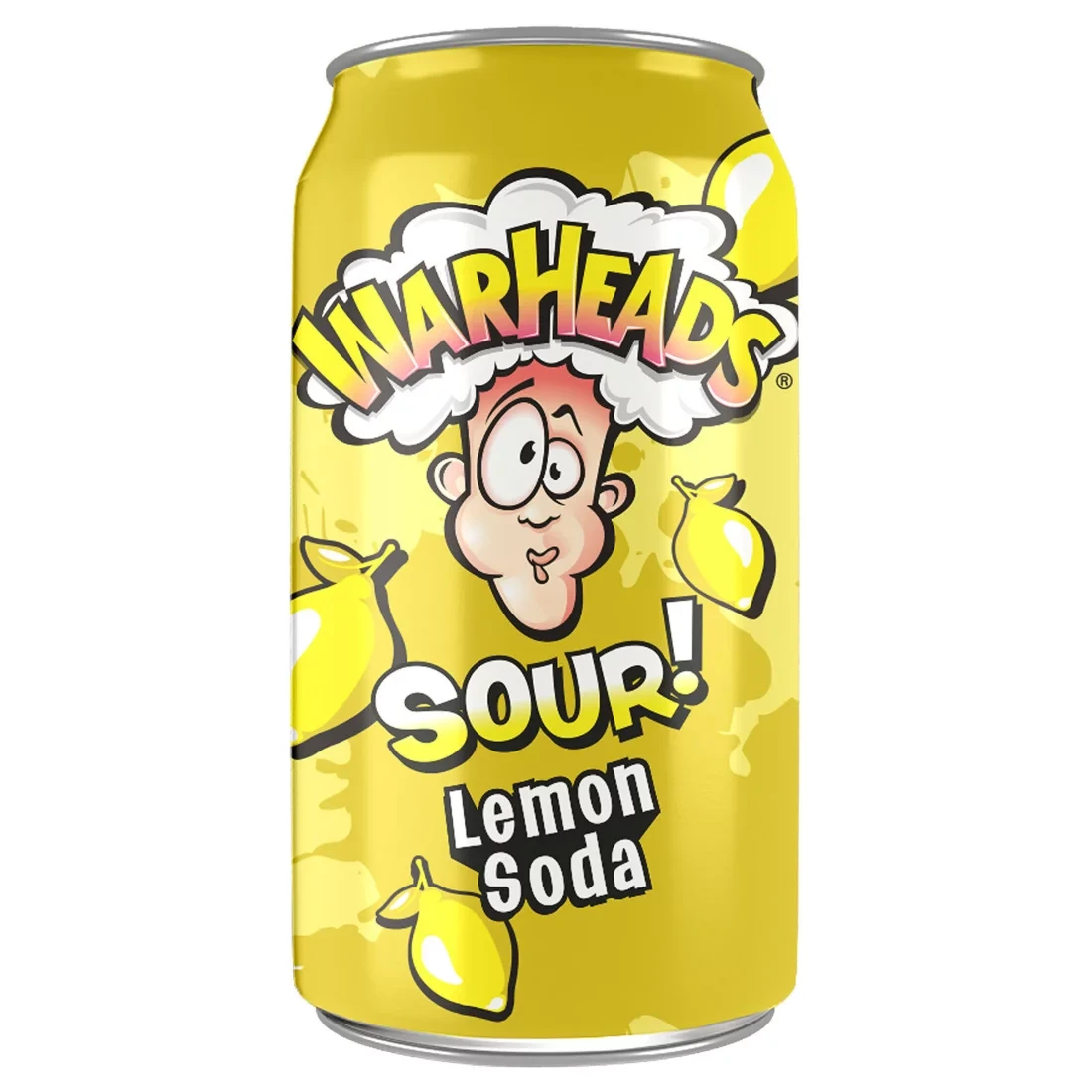 Газований напій Warheads Sour Lemon Soda 355ml, фото 1