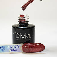 Divia FR070 Frozen гель лак кішка, 8 мл