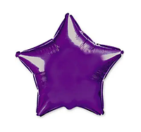 Шарик Фольгированный Звезда 18" Фиолетовый 45 см Flexmetal (Испания)