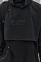 Худі-пончо чоловічий чорний від бренду ТУР модель Ганрю, фото 9