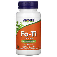 Фо-Ти Горец многоцветковый Now Foods Fo-Ti 560 мг 100 капсул