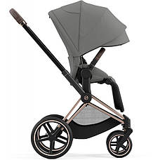 Cybex Priam 4.0 коляска 2 в 1 Mirage Grey шасі Rosegold, фото 5