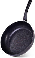 Сковорода-сотейник с носиком Fissman Promo | Ø26см с антипригарным покрытием TouchStone (каменная крошка)