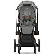 Cybex Priam 4.0 коляска 2 в 1 Mirage Grey шасі Rosegold, фото 6
