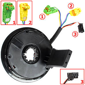 Спіраль контактна підкермова AIRBAG A0004640518 Mercedes-Benz W211, W463 мерседес 211 463