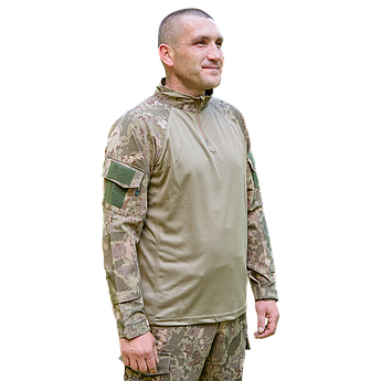 Футболка убакс бойова для ЗСУ Vogel TAF Lycra камуфляж + хакі