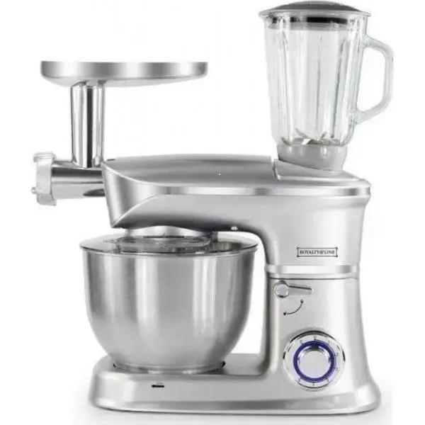 Кухонний комбайн 3в1 Royalty Line 1900W 6.5L Silver