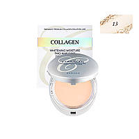 Пудра с коллагеном осветляющая Enough Collagen 3in1 Whitening Moisture Two Way Cake SPF28/PA++ 13 тон