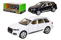 Машина металева 7689 "АВТОПРОМ"1:24 Audi Q7, 2 кольори, на батар.: світло і звук, двері відкриваються