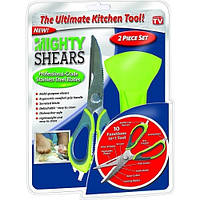 Универсальные кухонные ножницы Mighty Shears 10 в 1 с чехлом на магните! Best