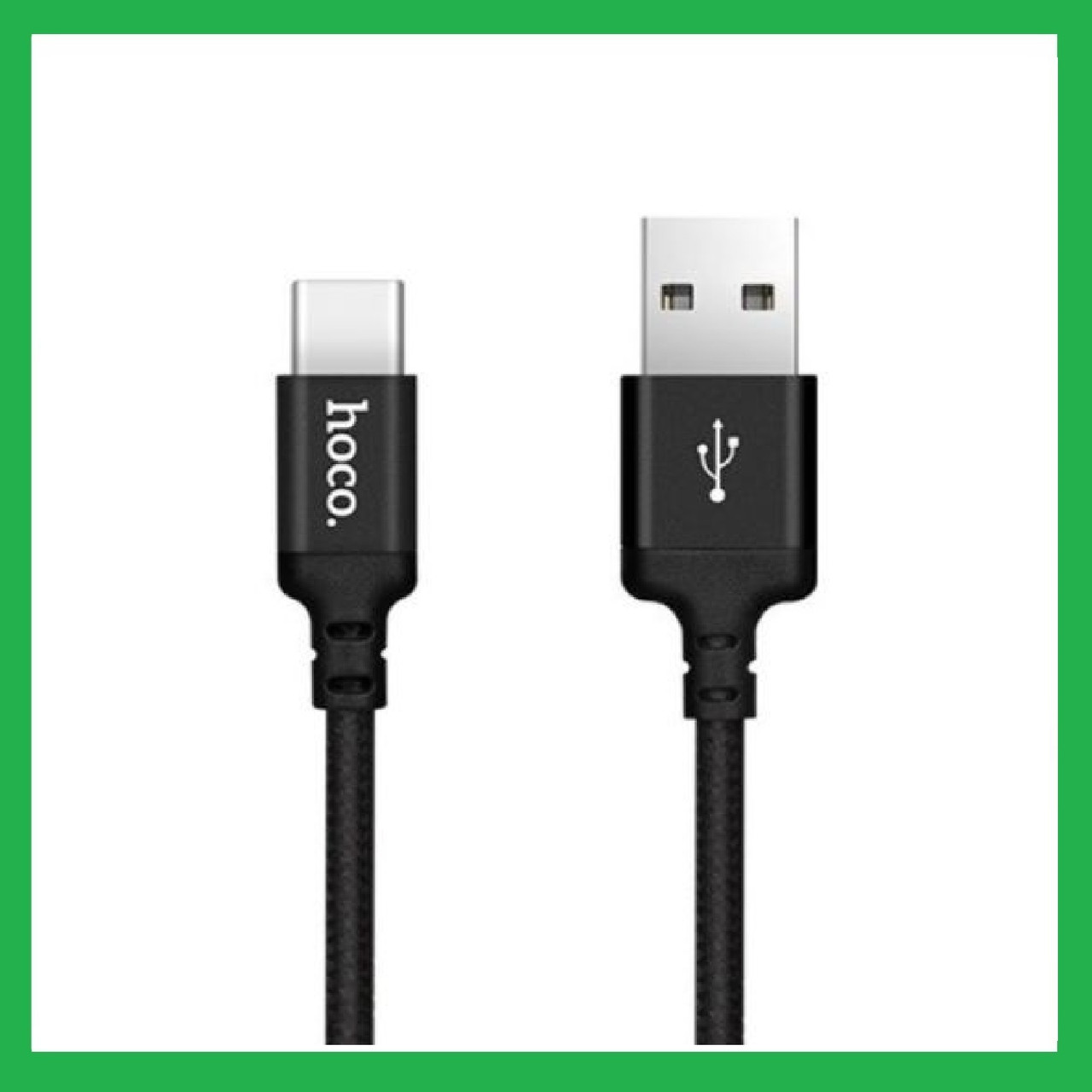 USB кабель Hoco X14 Type-C 2.4A 1m чорний