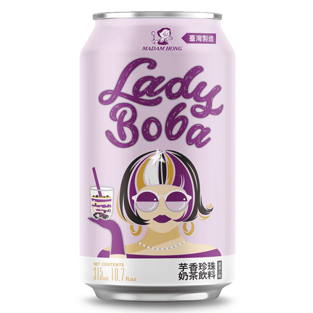 Напиток Lady Boba Taro Bubble Tea 315ml, фото 1