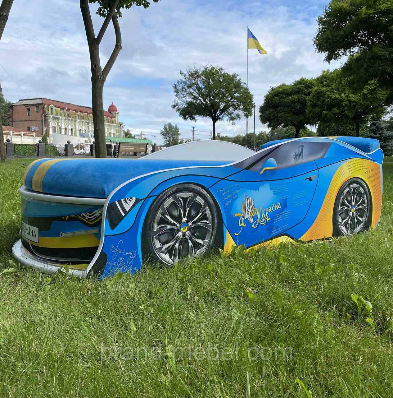 Дитяче ліжко машина Турбо серії Патріот