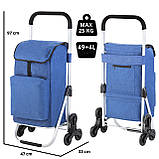Сумка-візок ShoppingCruiser Stairs Climber 53 Blue (650063), фото 3