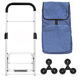 Сумка-візок ShoppingCruiser Stairs Climber 53 Blue (650063), фото 5